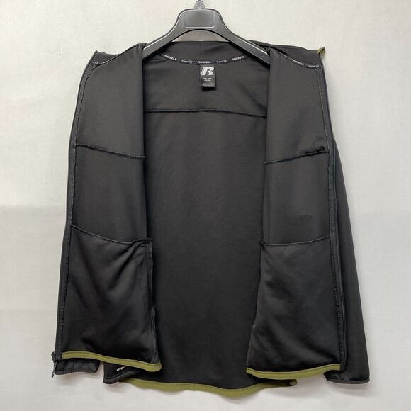 Russell Men Full Zip Soft Shell Track Windbreaker Jacket Size XXL 2XL M252 -22 - Picture 7 of 15